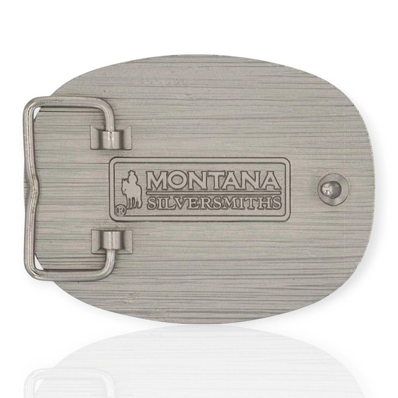 Montana Silversmiths‎ Don't Tread On Me Roped Gadsden Belt Buckle Retail $45 NEW - Picture 5 of 6